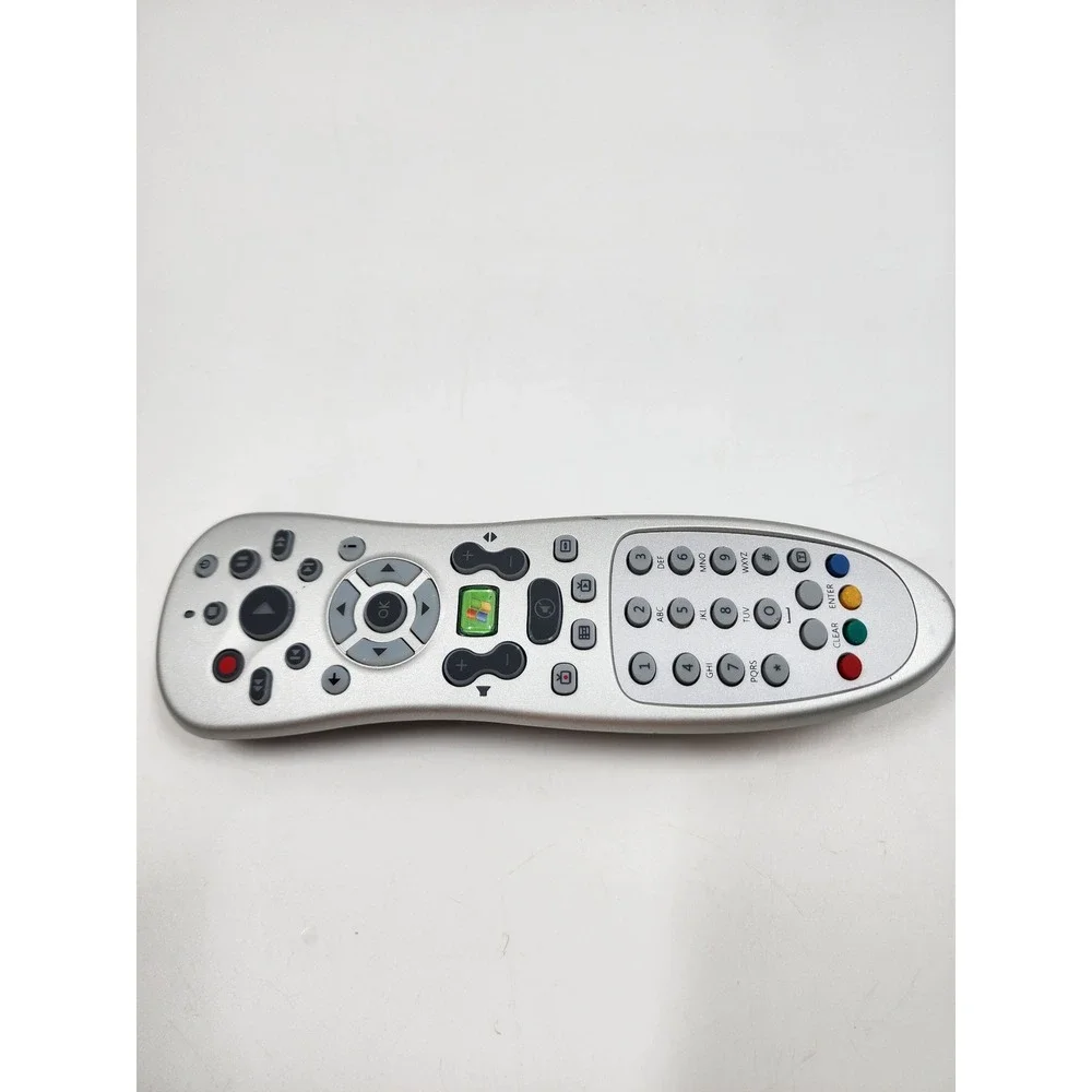 Microsoft Windows Media Center RC6 IR Remote Control Silver Black 5877702